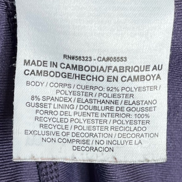 NIKE Cropped Leggings Fold Over Just Do It Waistband Running Workout Athleisure - Picture 8 of 9